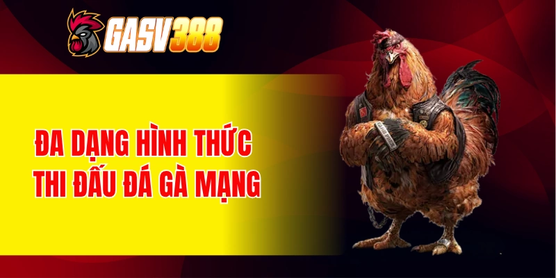 Đa dạng hình thức thi đấu đá gà mạng