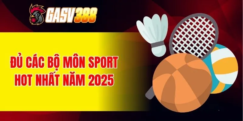 Đủ các bộ môn sport hot nhất năm 2025